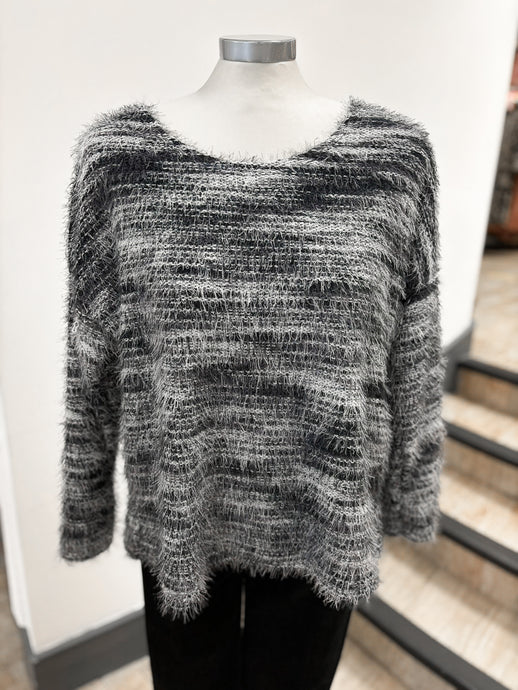 Fluffy Two Tone Jumper