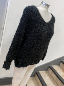 Fluffy Ladder Knit Jumper