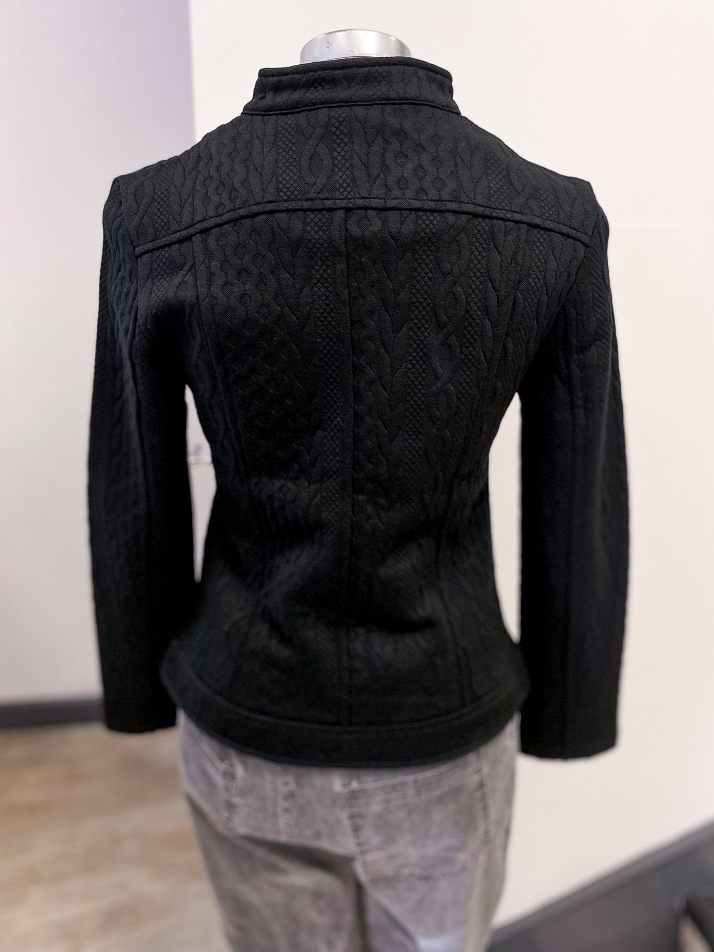 Jessica Graaf Cable Biker Jacket